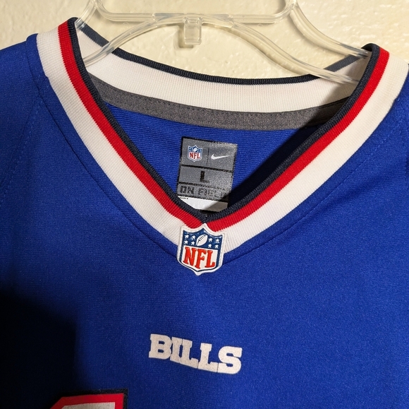 Nike Blue NFL Jersey with Red and White Accents Size Large - Picture 4 of 5